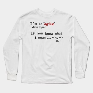 Agile ( ͡° ͜ʖ ͡°) Long Sleeve T-Shirt